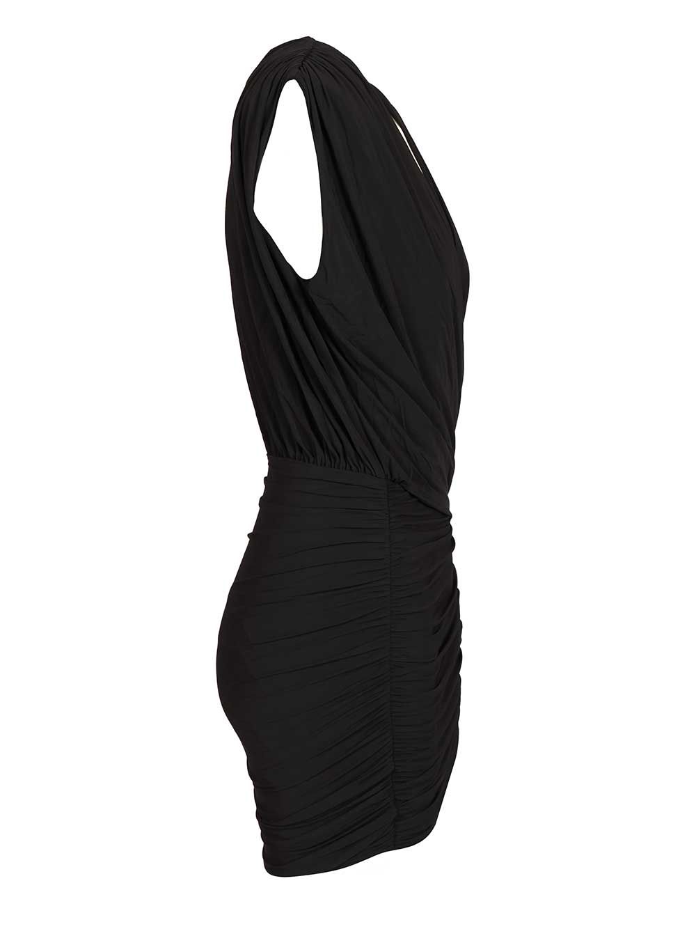 Mini Dress Candice Black Jersey Polyamide Elastan