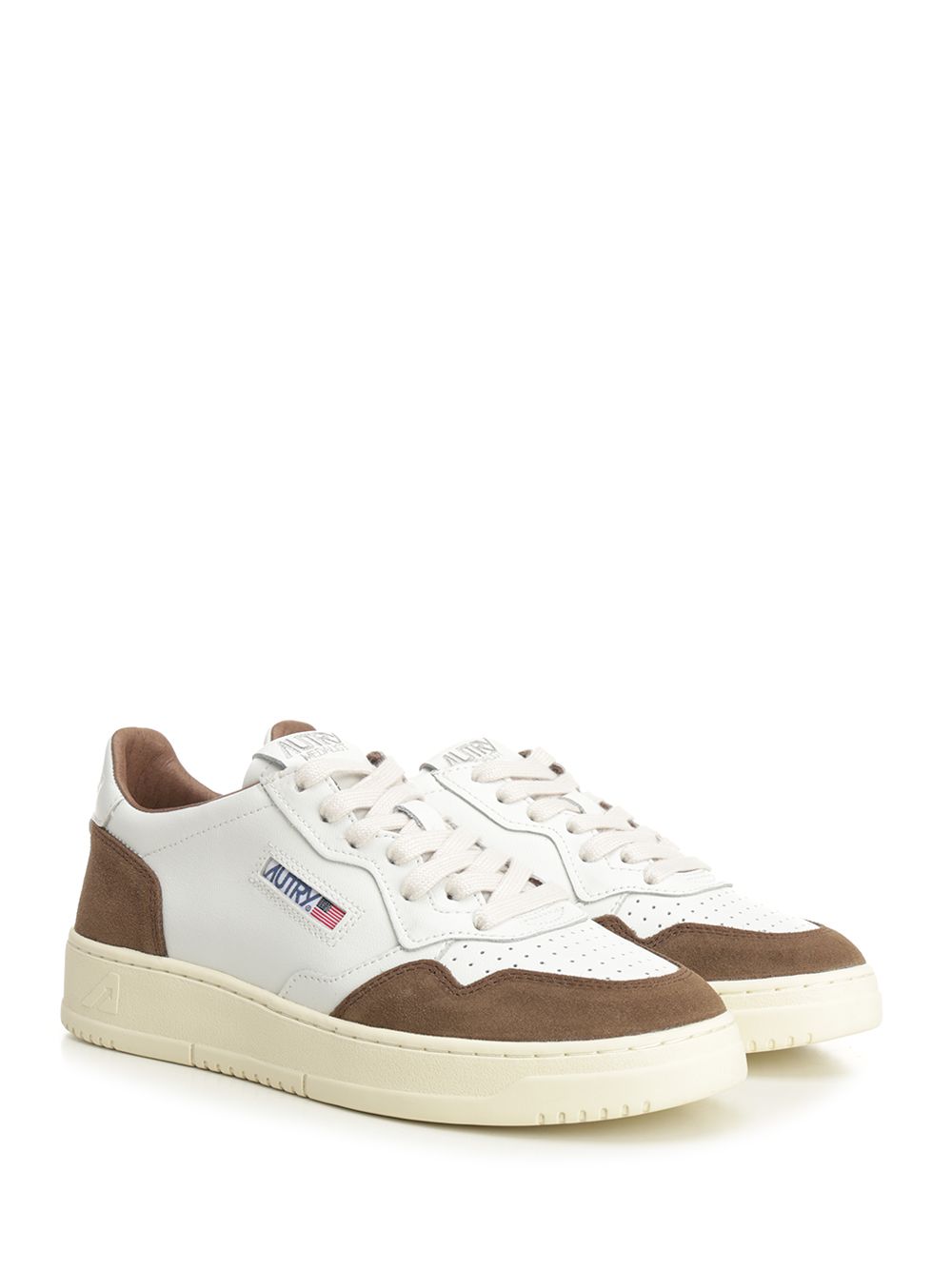 Medalist Low Sneakers White Cow Leather Nylon