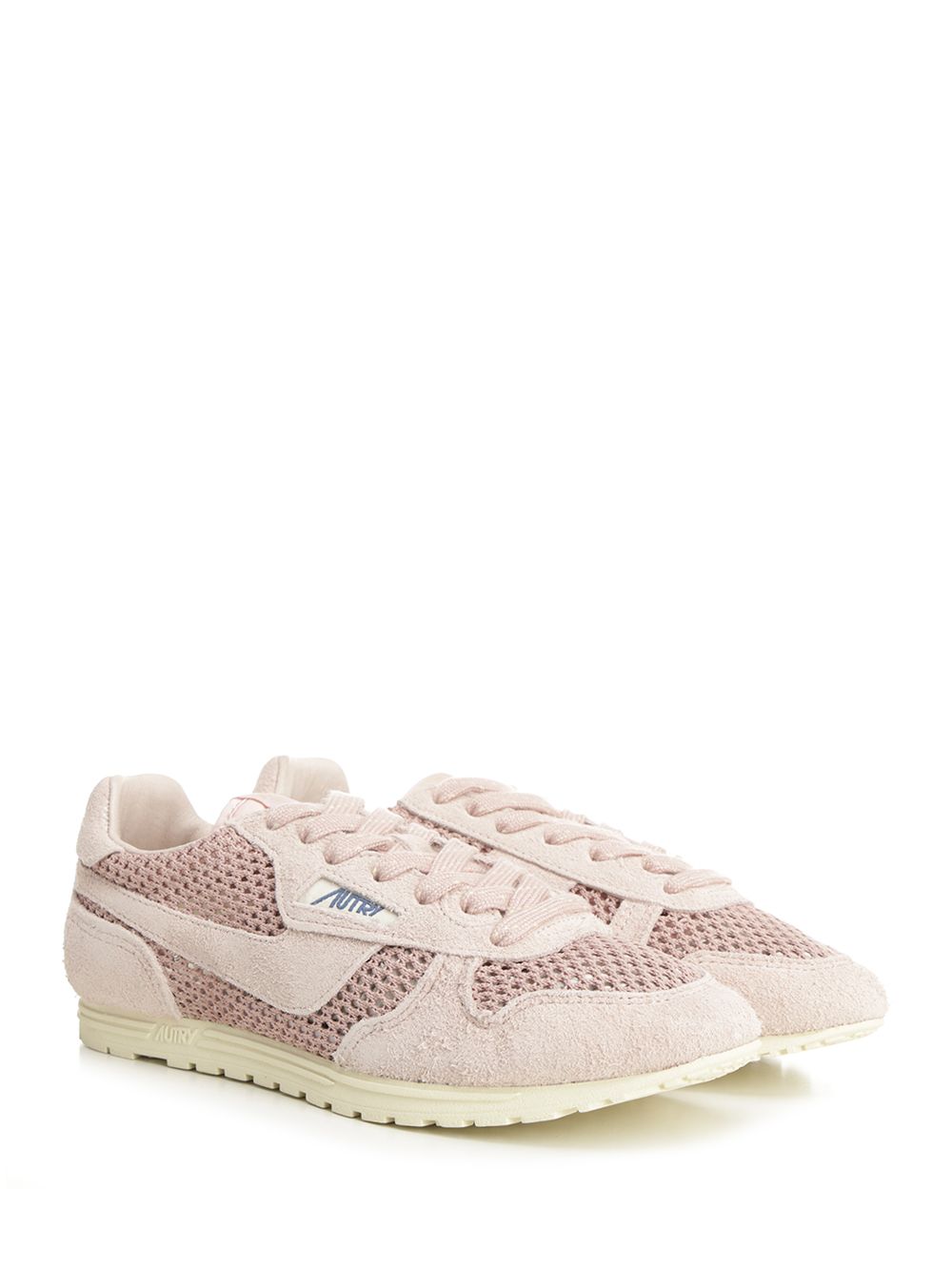 Windspin sneaker in perforated leather Rose