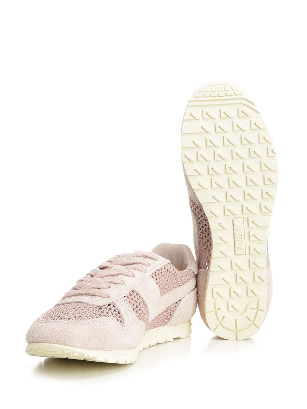 Windspin sneaker in perforated leather Rose