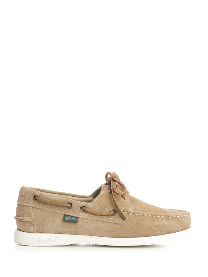 Suede Barth moccasin Beige Calf Leather / Rubber Scarpe Basse