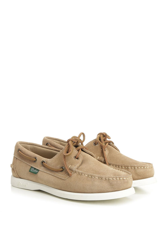Suede Barth moccasin Beige Calf Leather / Rubber Scarpe Basse