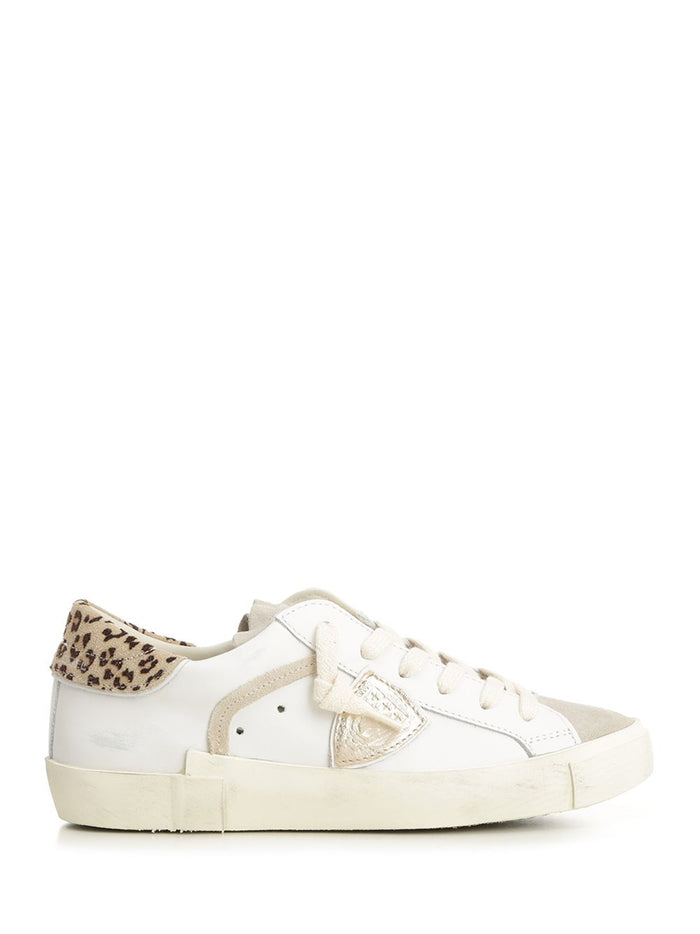PRSX LOW WOMAN White Calf Leather Sneaker