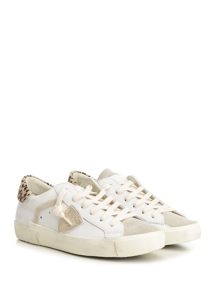 PRSX LOW WOMAN White Calf Leather Sneaker