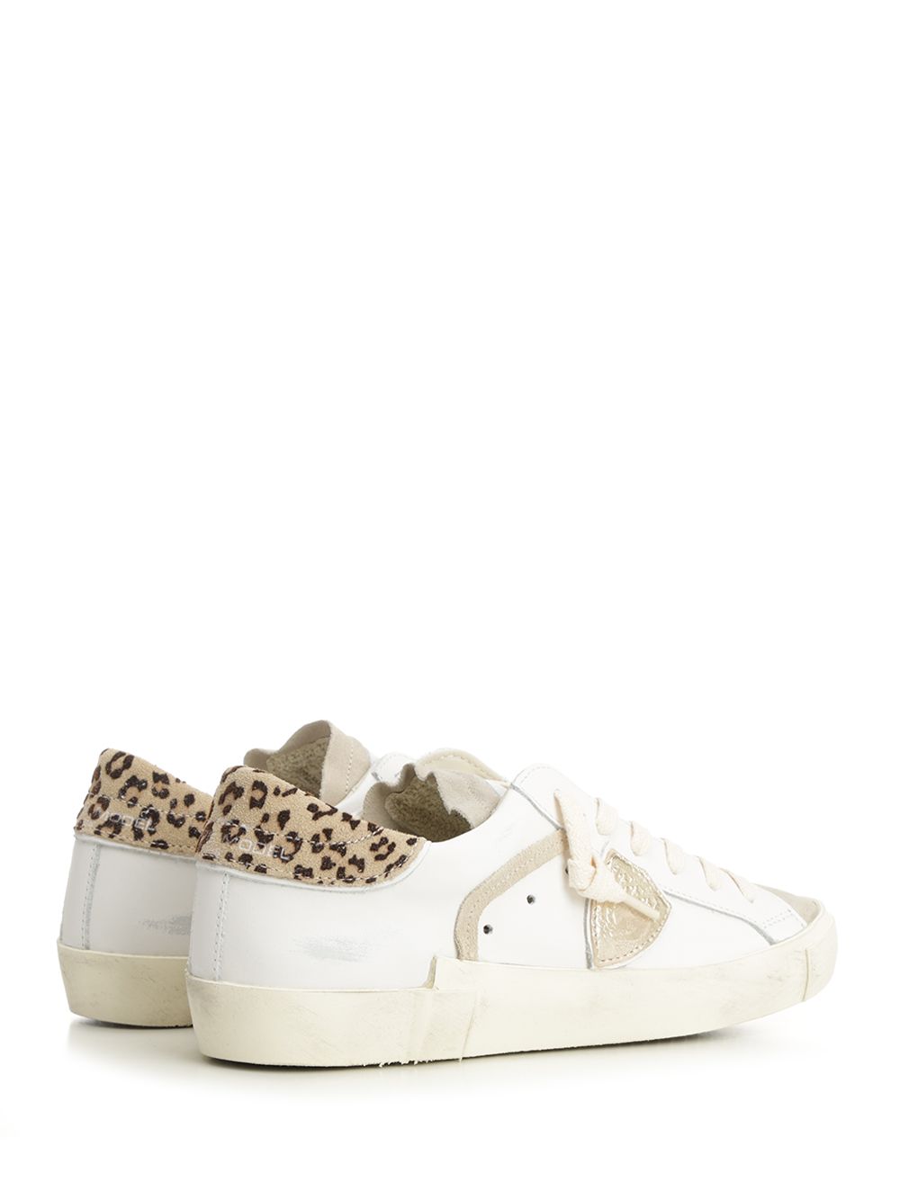 Prsx Low Woman White Calf Leather Sneaker