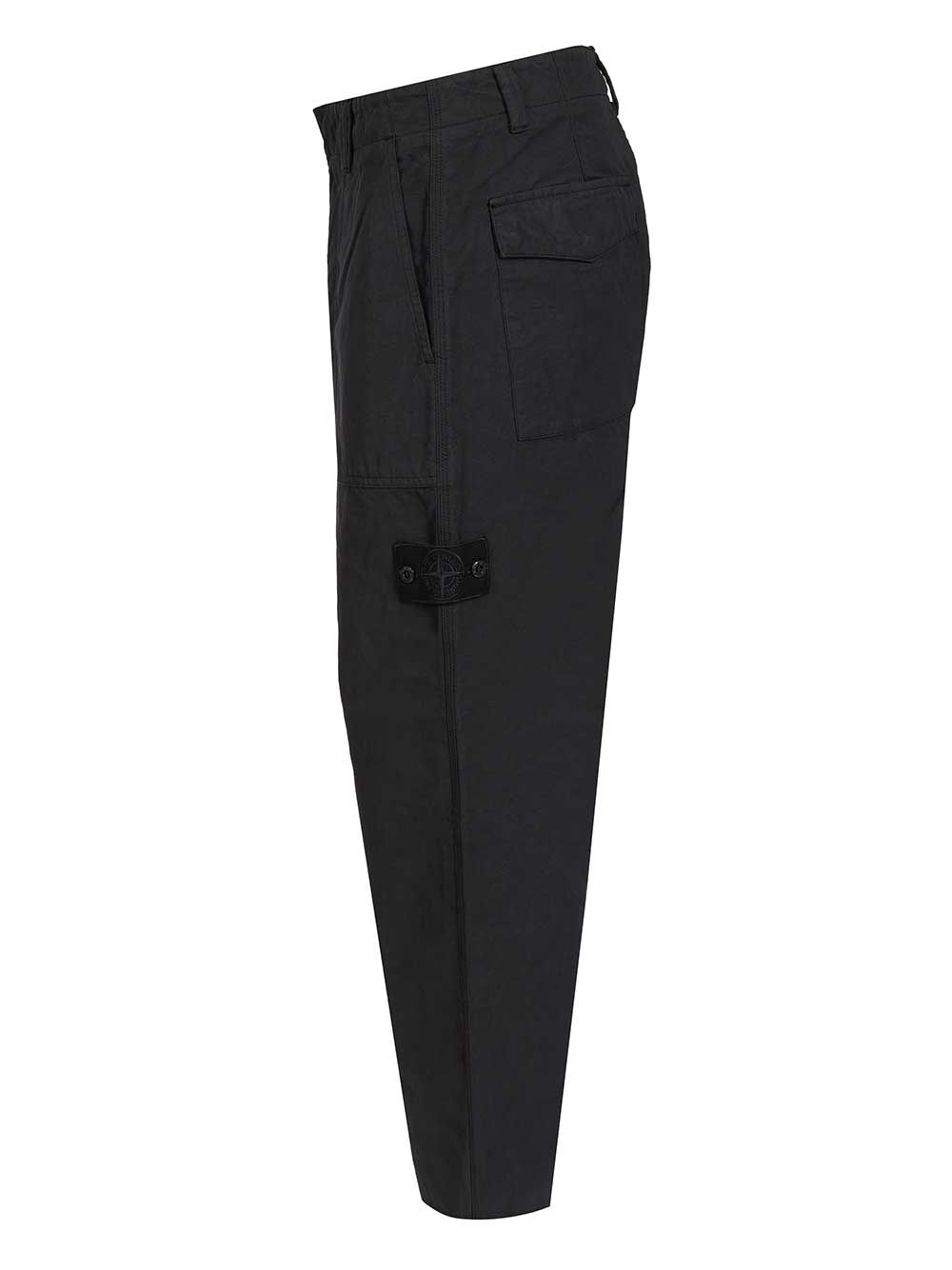 Ghost Trousers Blue Linen Cotton