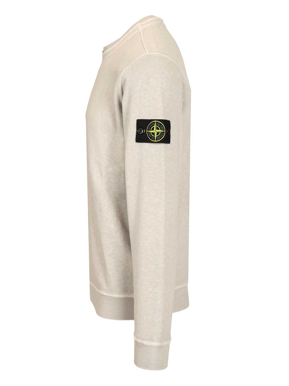 sweatshirt in malfilé cotton Grey Sweatshirts