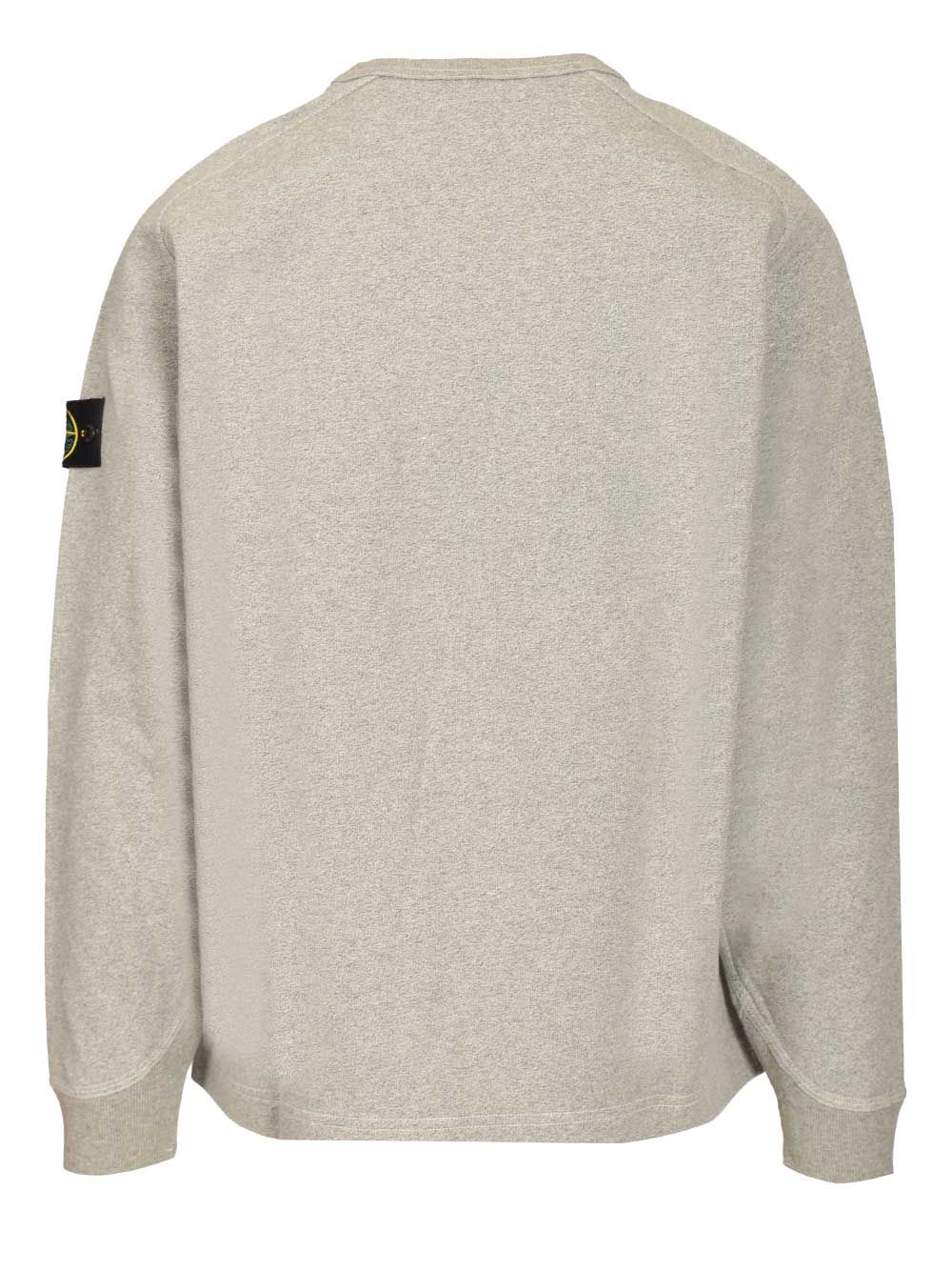 Grey Melange Sweatshirt Cotton Sweatshirts