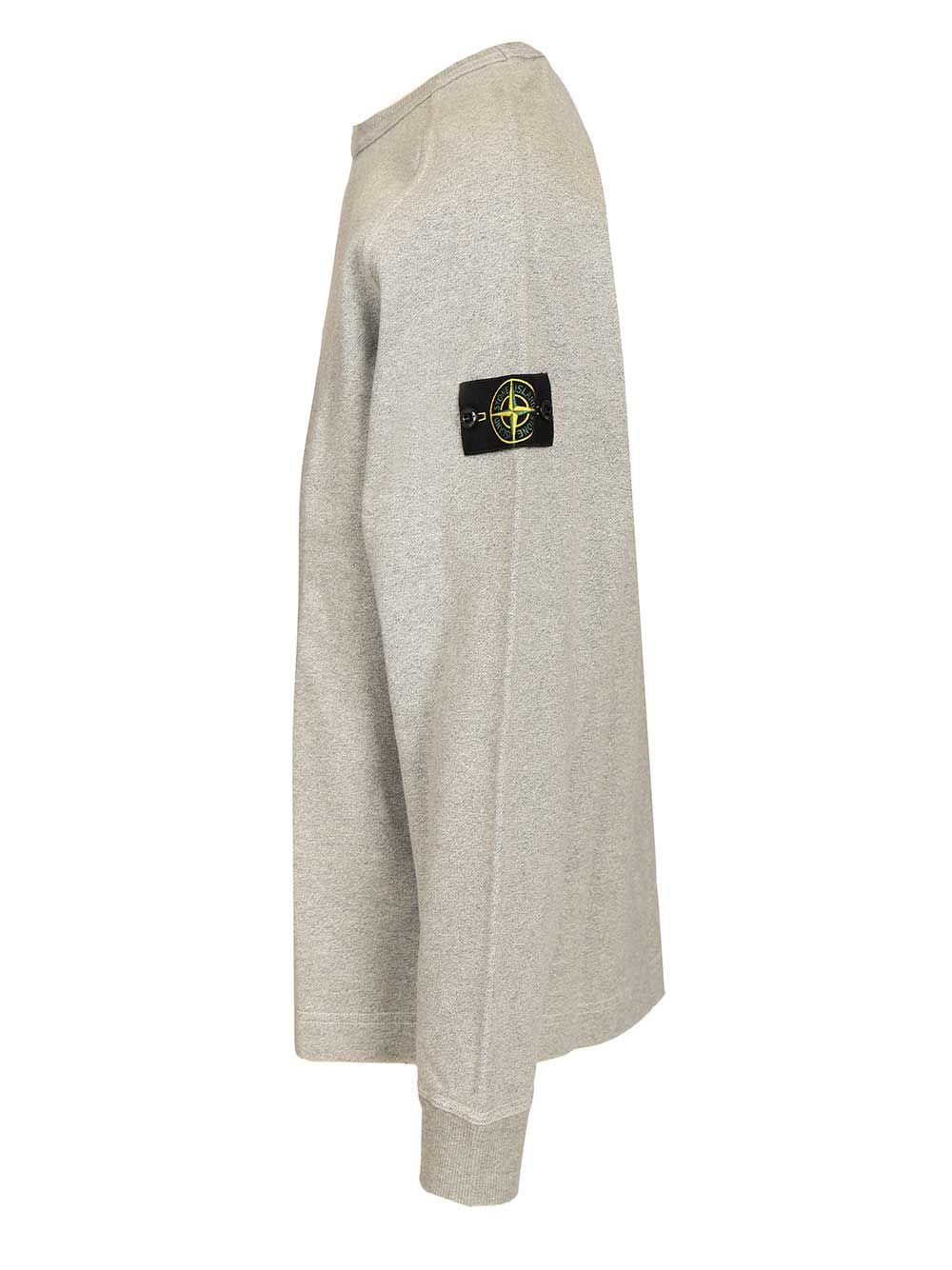 Grey Melange Sweatshirt Cotton Sweatshirts
