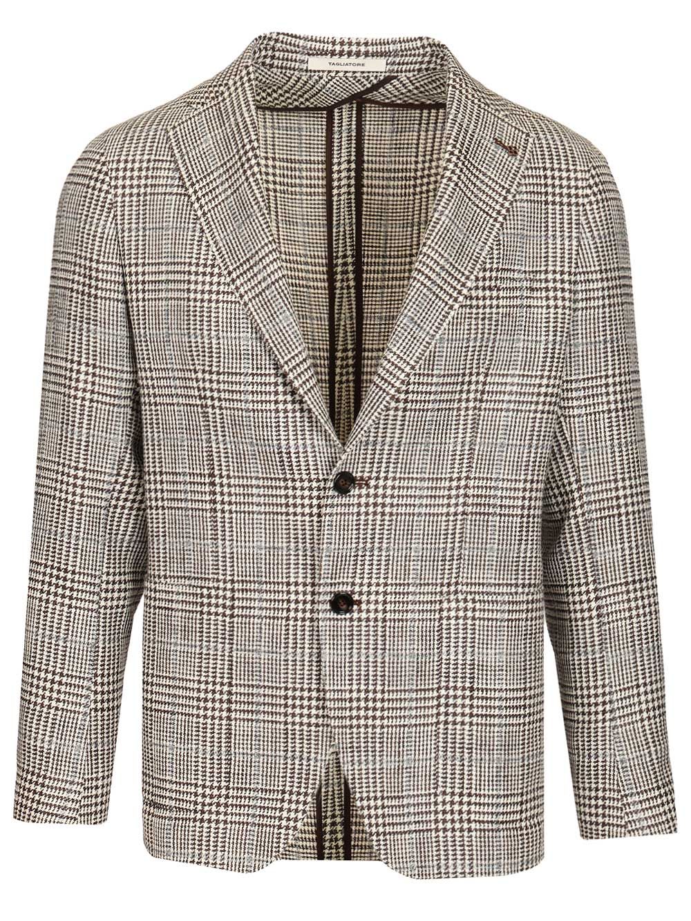 Monte Carlo Prince of Wales Blazer Brown Jacket