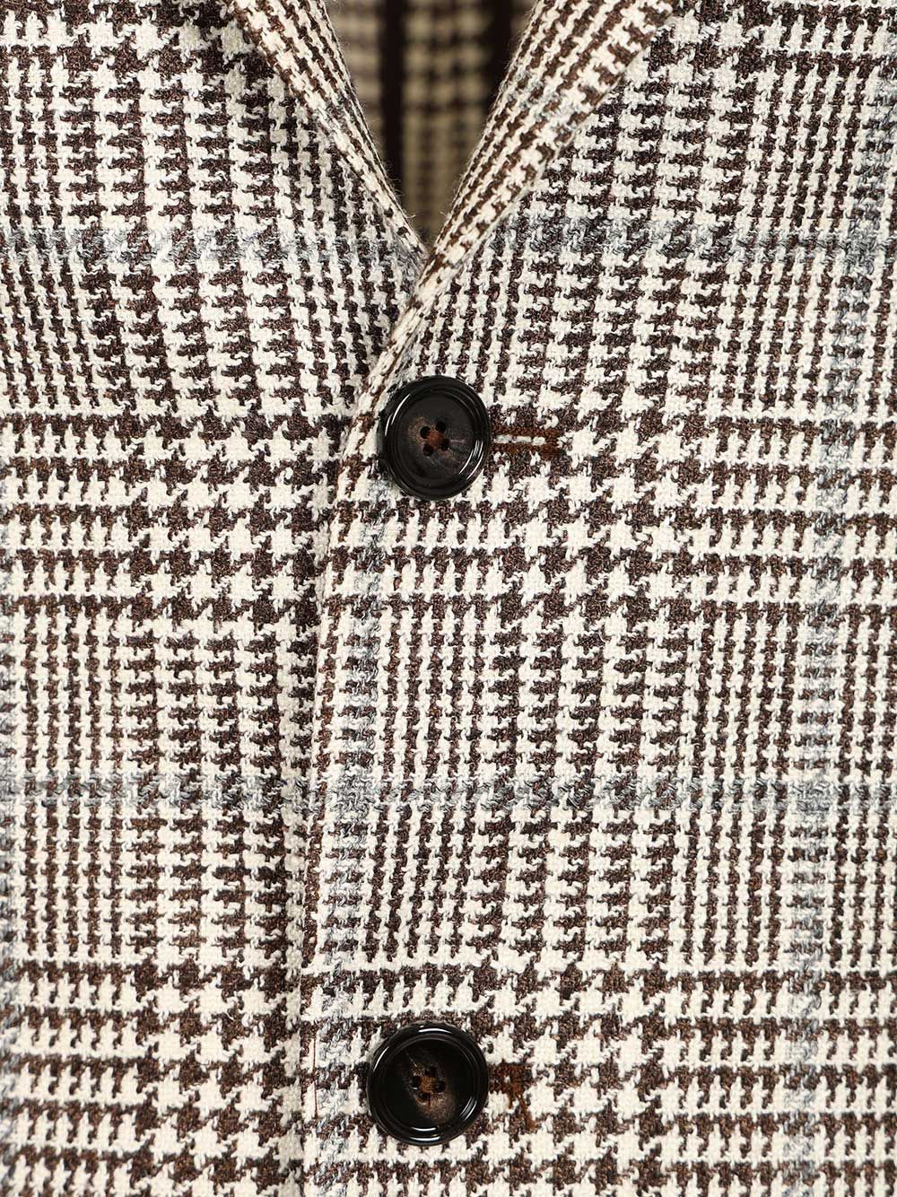Monte Carlo Prince of Wales Blazer Brown Jacket