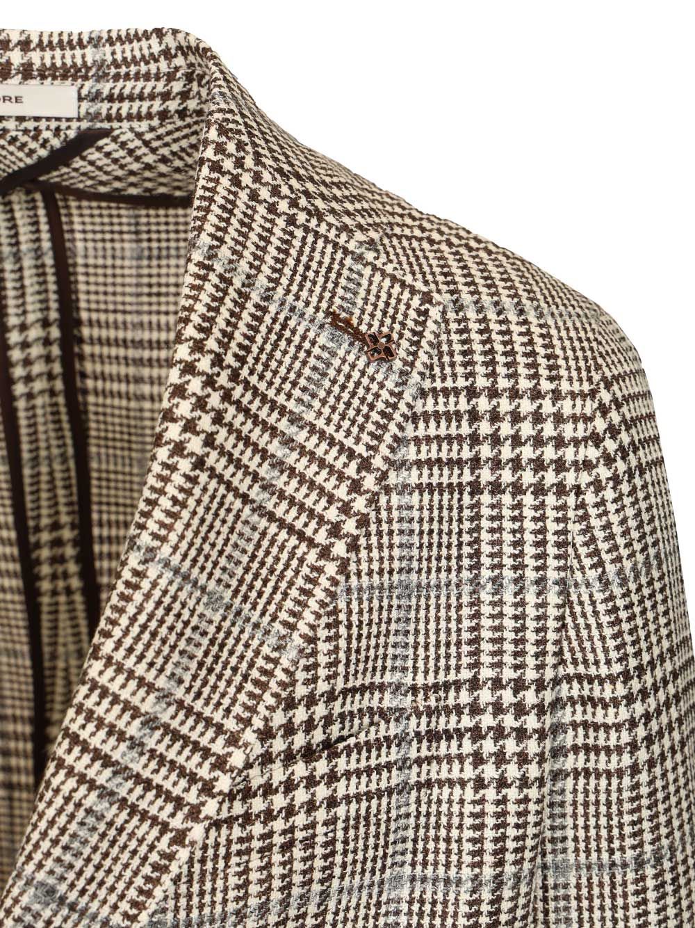 Monte Carlo Prince of Wales Blazer Brown Jacket