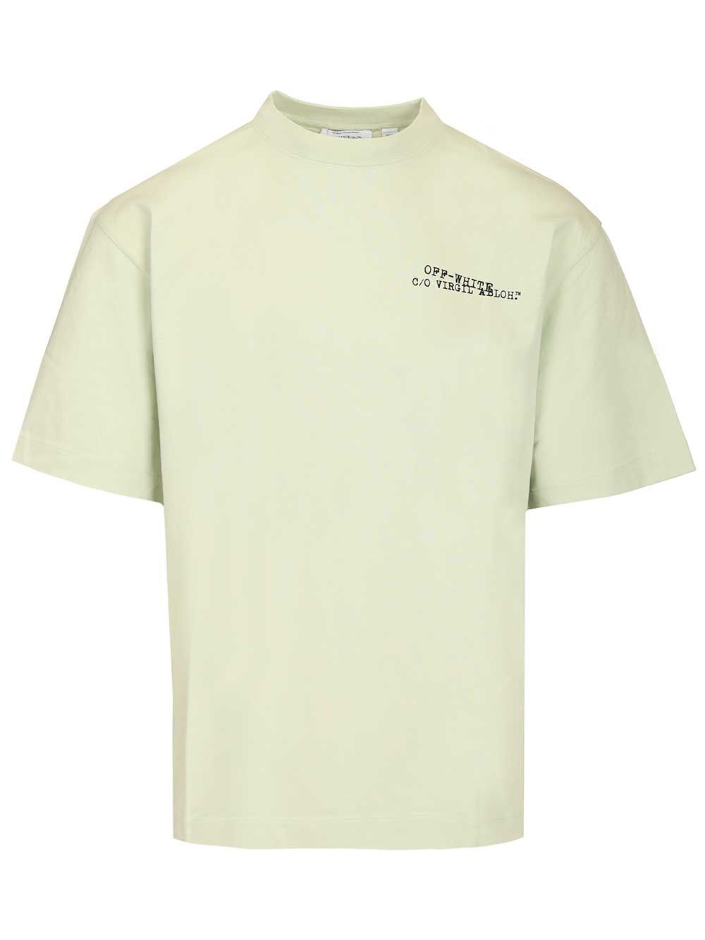 Type Arrow Skate T-Shirt Green Cotton
