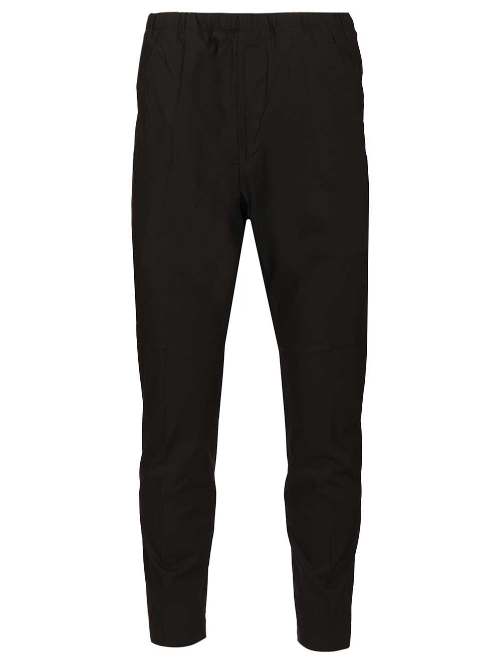 Technical poplin trousers Black Co Pa Ea