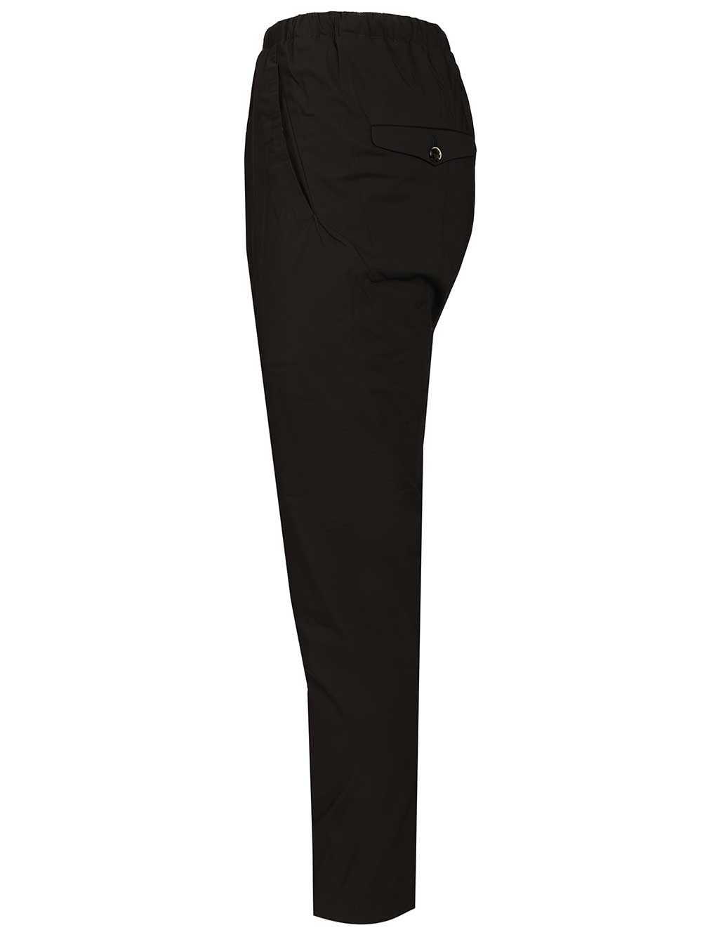 Technical poplin trousers Black Co Pa Ea