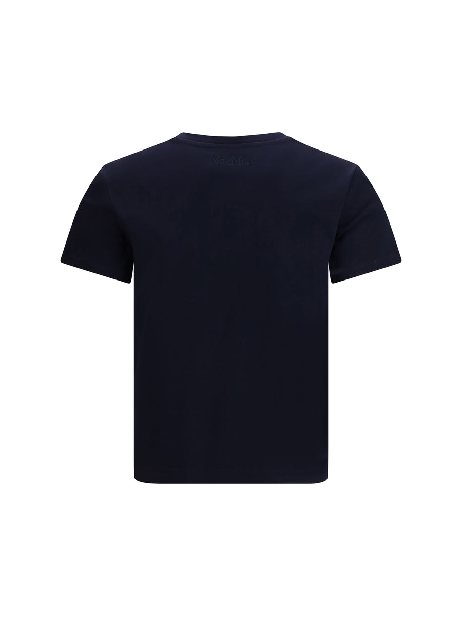 T-Shirt Donata Navy Blue Cotton T-shirts & Jerseys