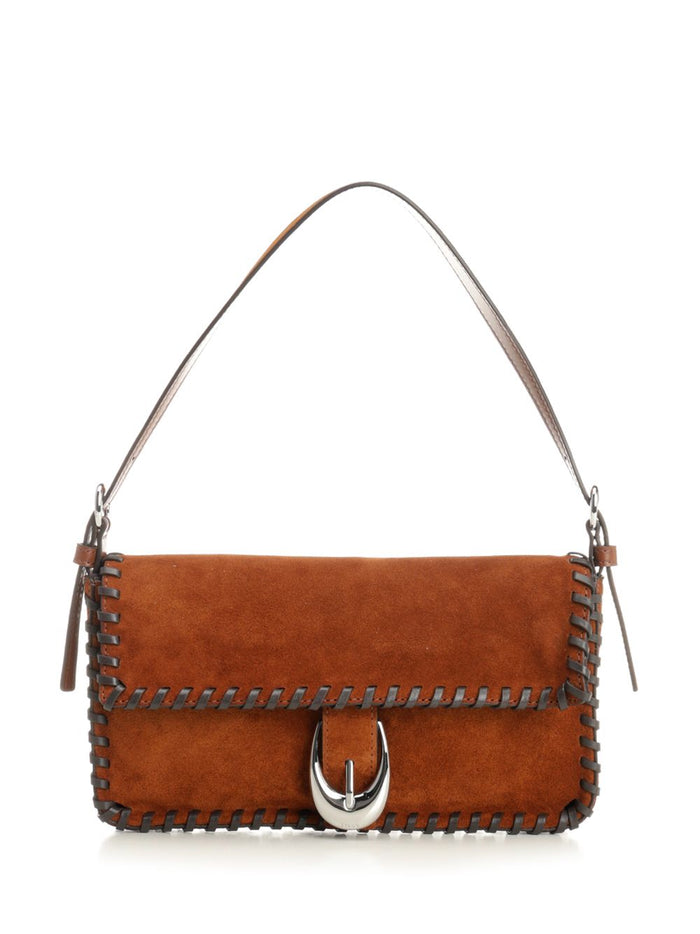 HARLOW SUEDE BAG Brown Cow Leather (bos Taurus) Shoulder