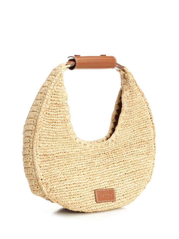 MOON RAFFIA TOTE BAG Beige Rafia Naturale Shoulder