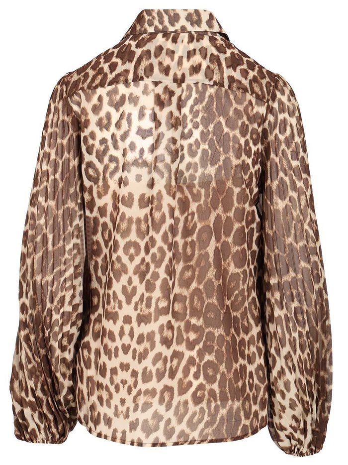 Sunray Collared Shirt Animalier Recycled Polyester