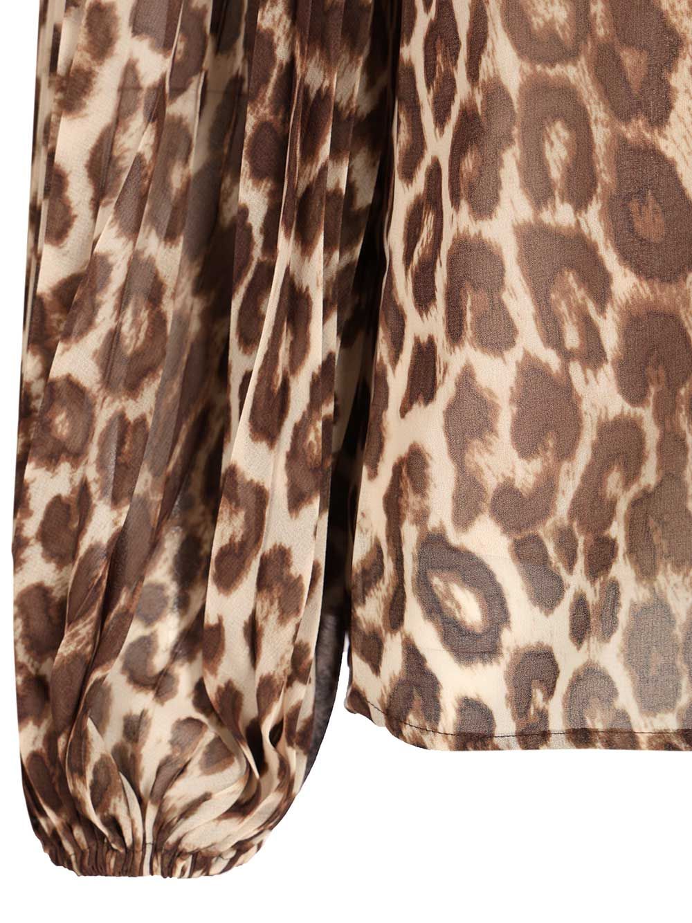 Sunray Collared Shirt Animalier Recycled Polyester