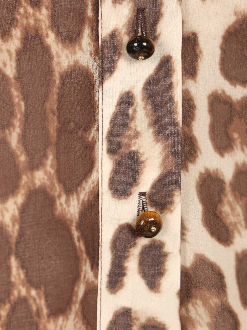 Sunray Collared Shirt Animalier Recycled Polyester