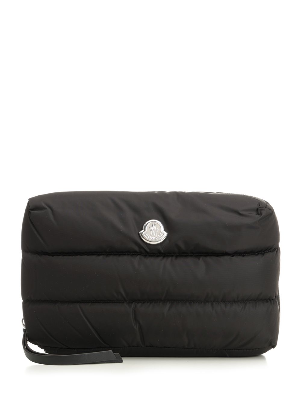 Caradoc Quilted Beauty Case Black Nylon Small Leather Goods