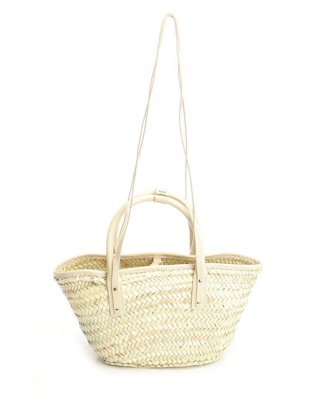 Small Soli straw bag Beige Handbags