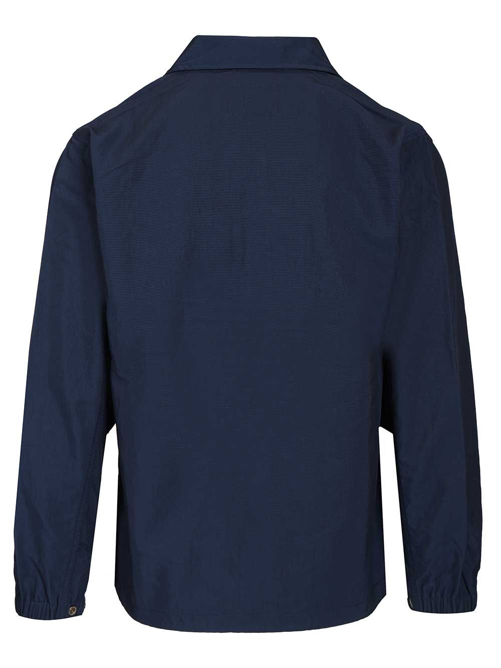 Eightynine Coach Jacket Blue Nylon 5.9 Oz