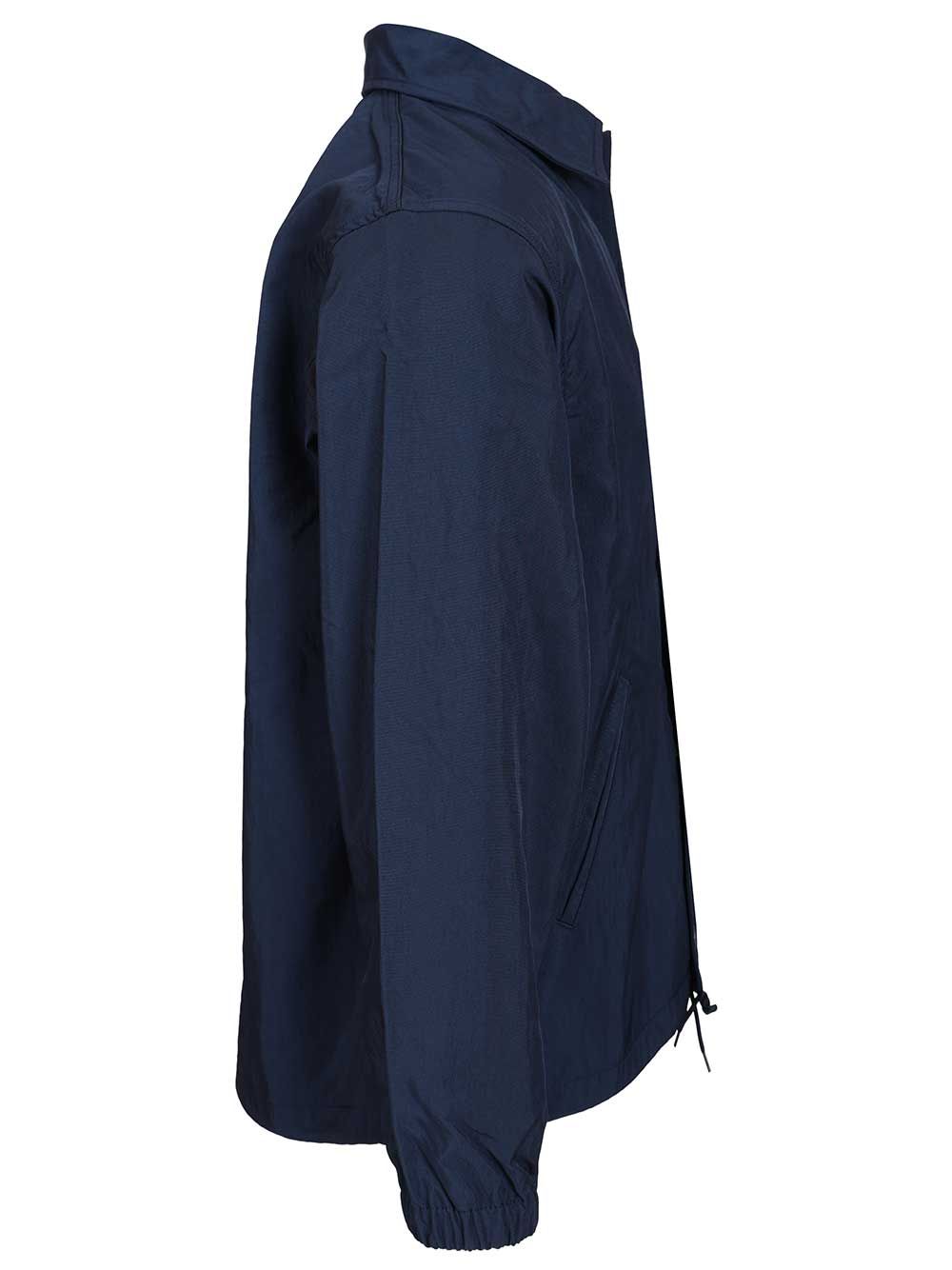Eightynine Coach Jacket Blue Nylon 5.9 Oz