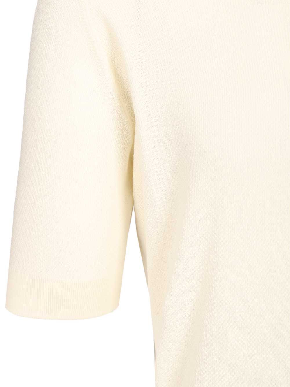 Pique Polo Shirt White