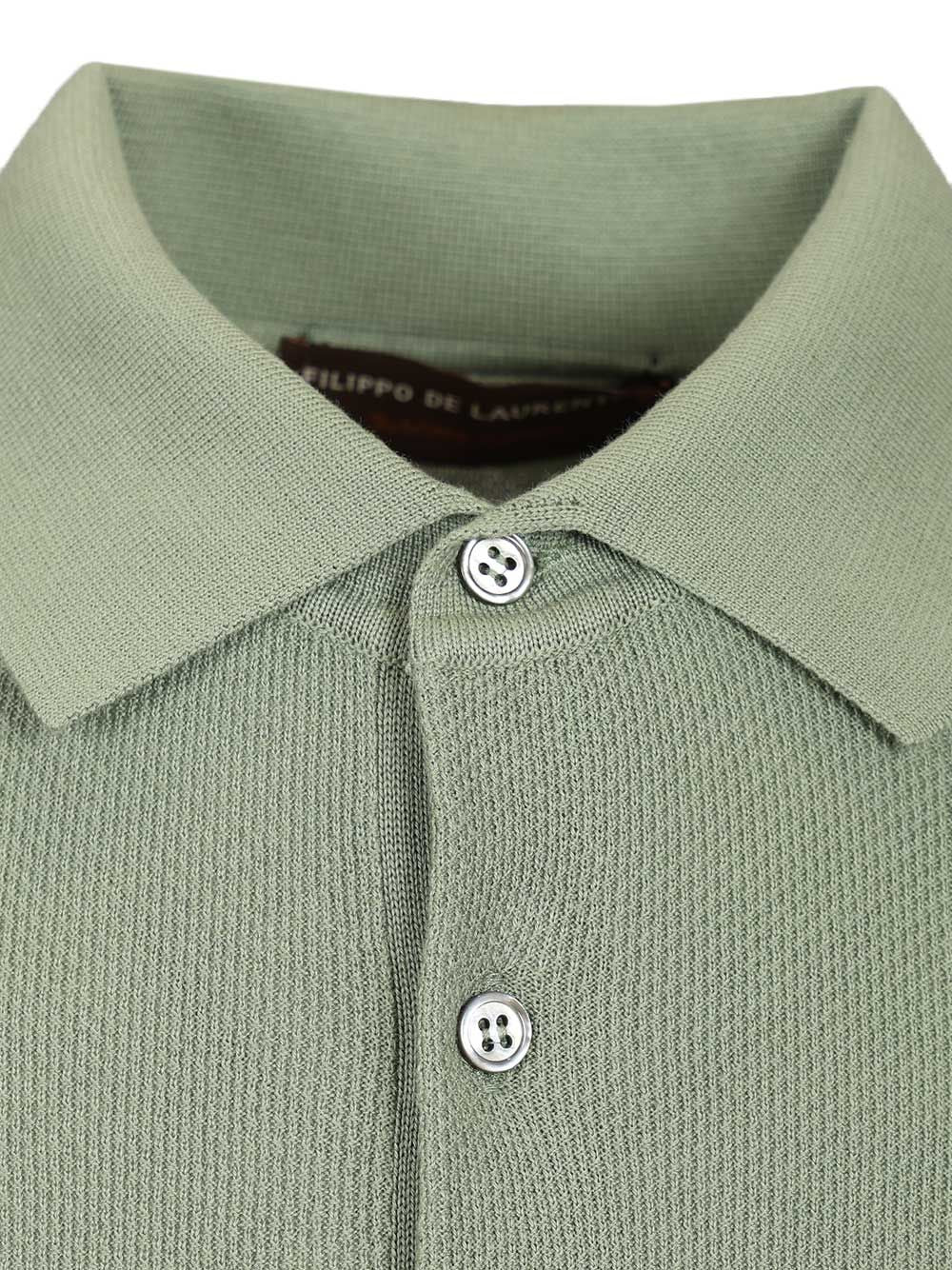 Pique Polo Shirt Green