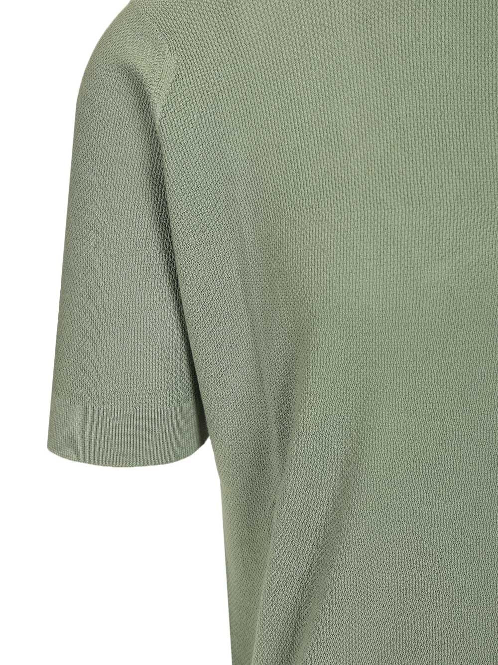 Pique Polo Shirt Green