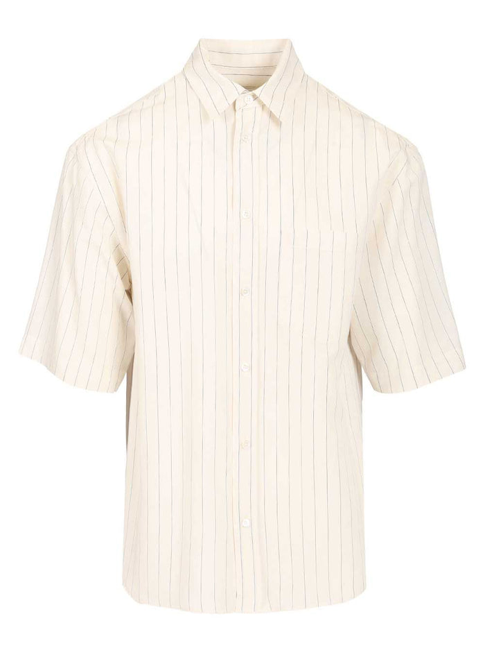 Camicia Manica Corta Rigata Black Vi Pa Shirt