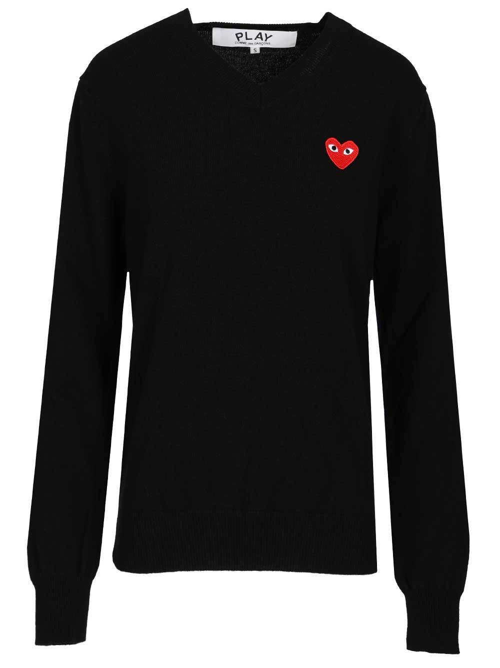 Crew Neck Wool Sweater Black Knitwear