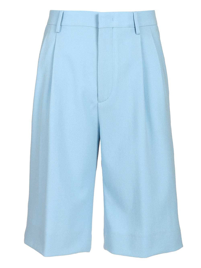 Bermuda Shorts Light Blue Trousers