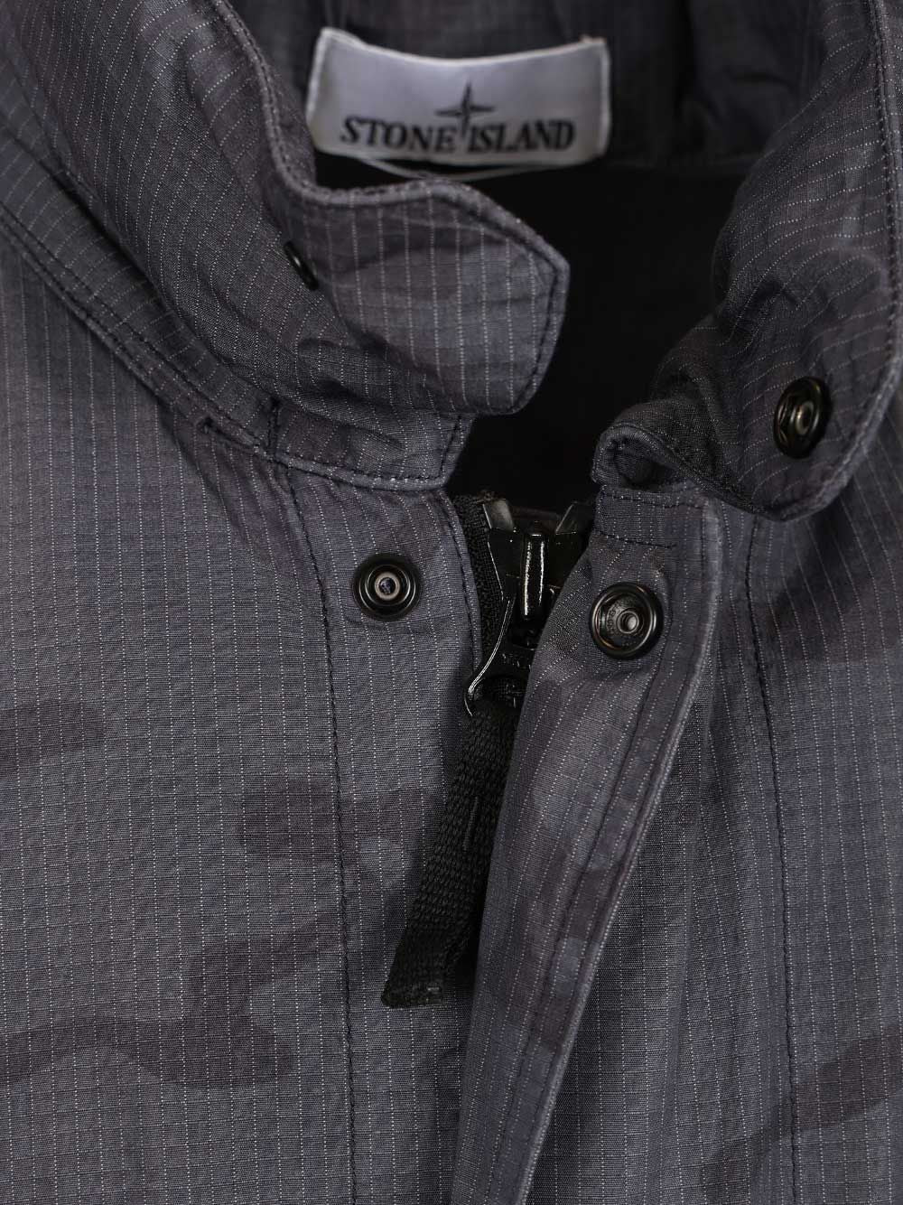Jacket Faded Camo Ripstop-Tc, Garment Dyed Blue