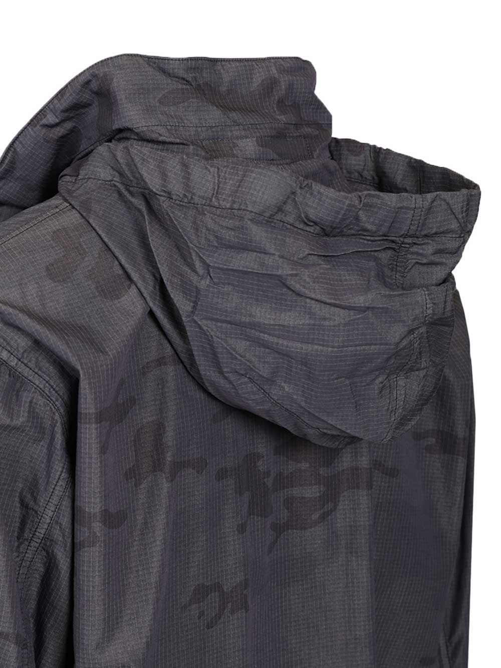 Jacket Faded Camo Ripstop-Tc, Garment Dyed Blue
