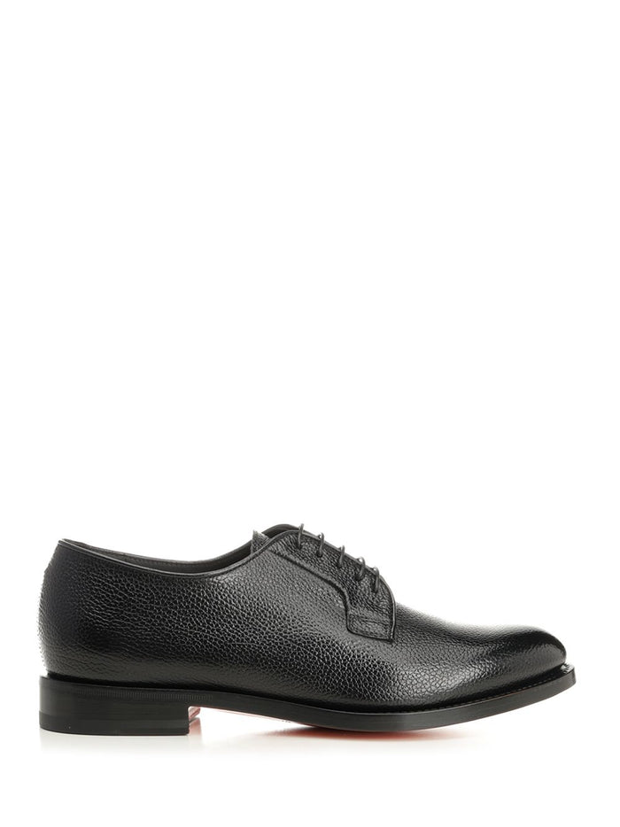 New-Ensley-Pgln01 Black Calf Goat Lamb Loafers