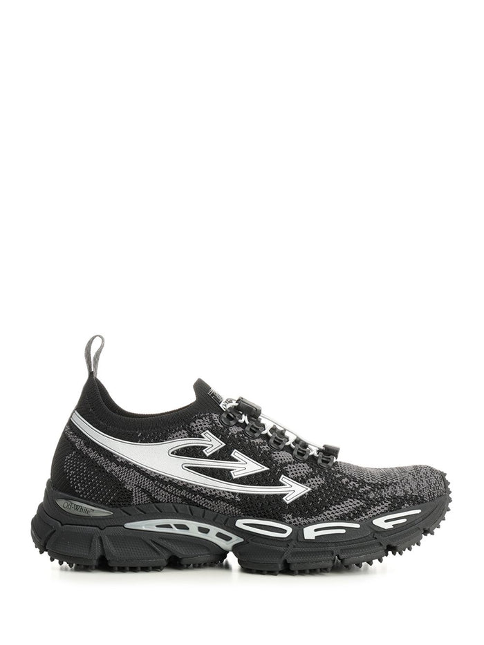 Ow Be Right Back Knit Black - Silver Sneaker