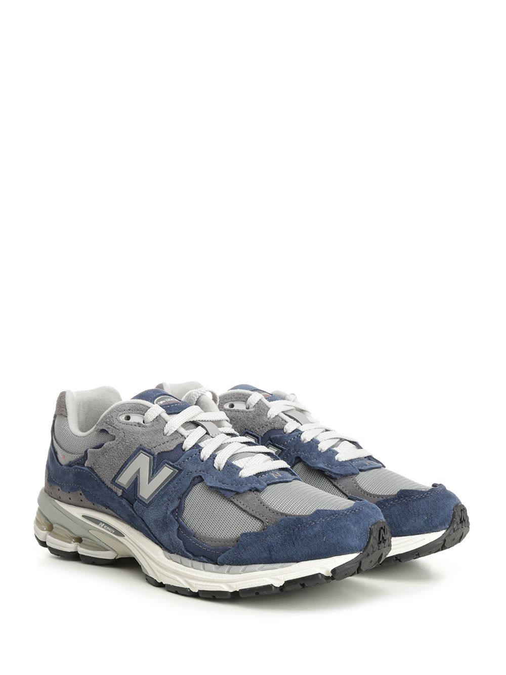 2002 Nb Navy - Raincloud Blue Suede/mesh Sneaker