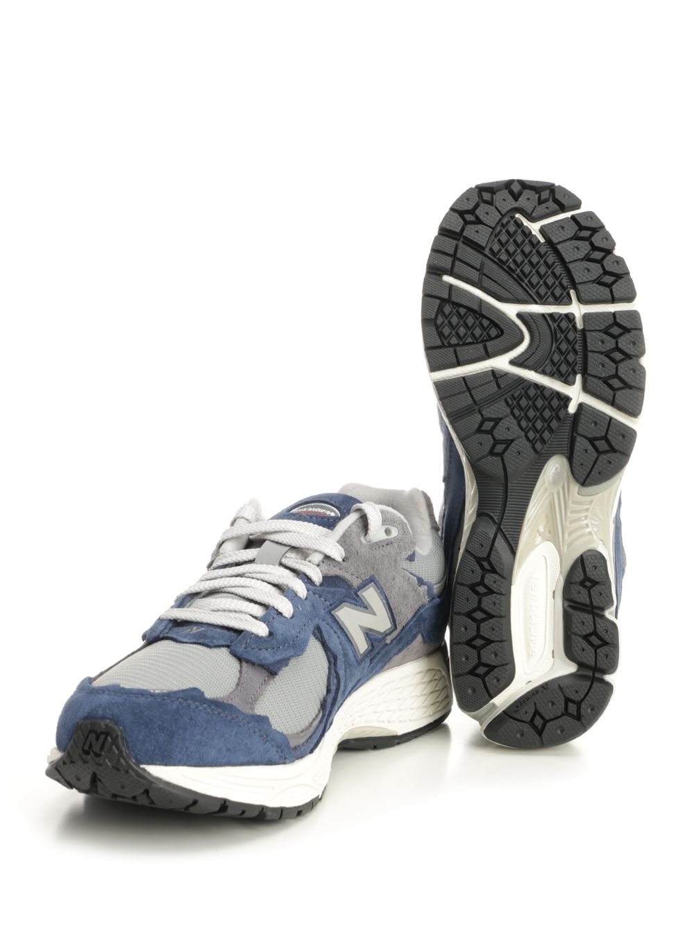 2002 Nb Navy - Raincloud Blue Suede/mesh Sneaker