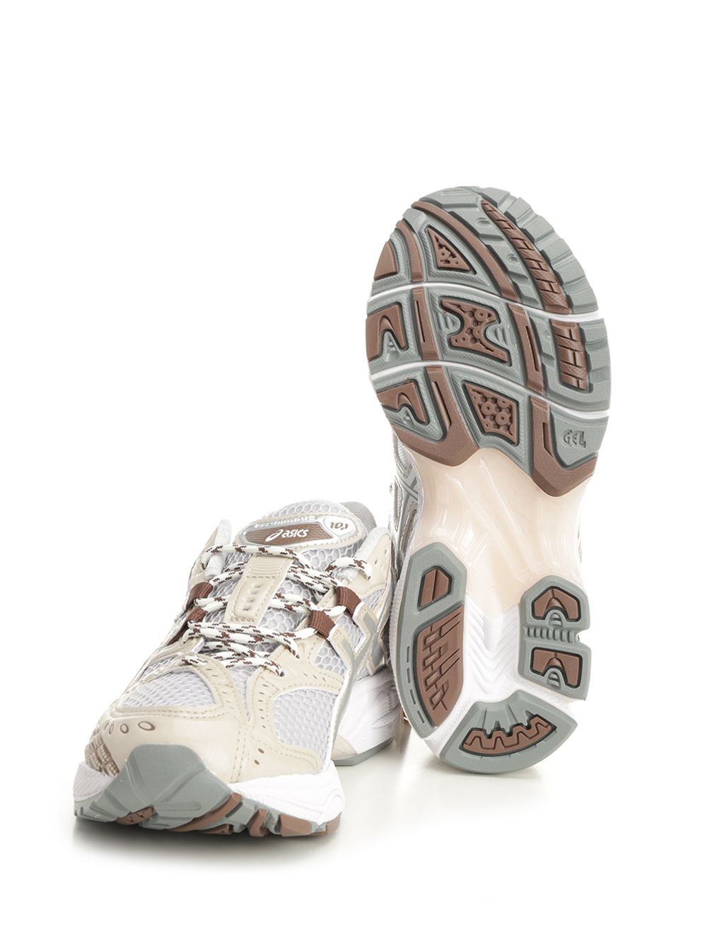 Gel-Nimbus 10.1 Sneakers Brown Synthetic Leather