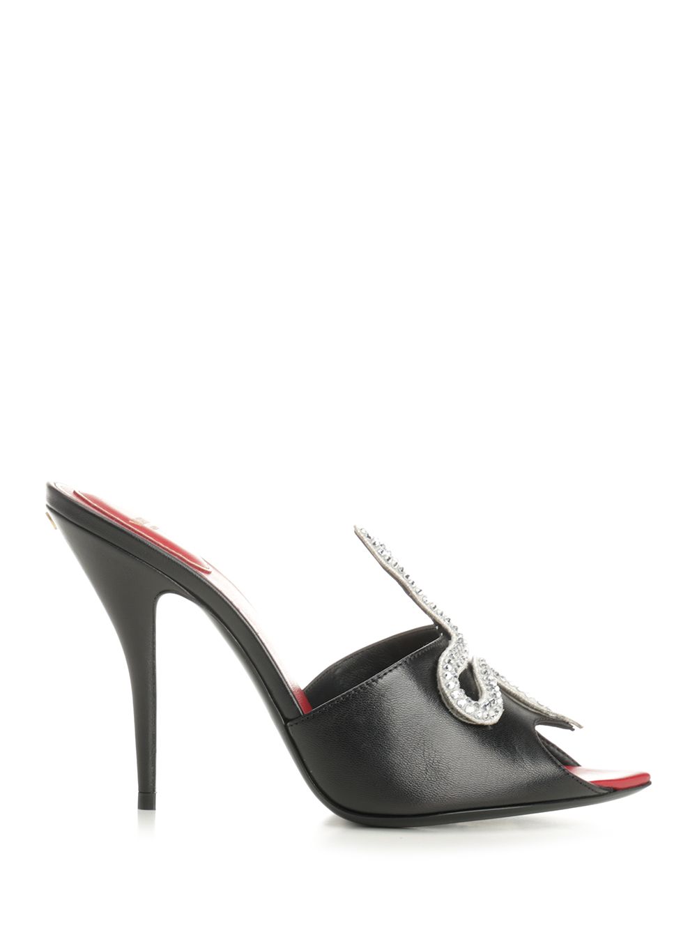 Vg Coeur Vipère Slide T.105 Black 671 Upper Sandal