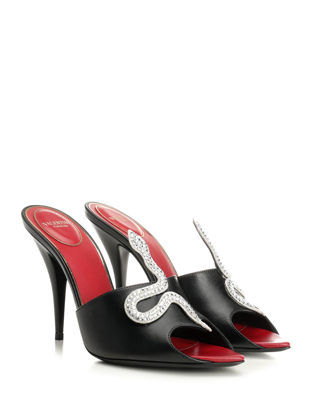 Vg Coeur Vipère Slide T.105 Black 671 Upper Sandal