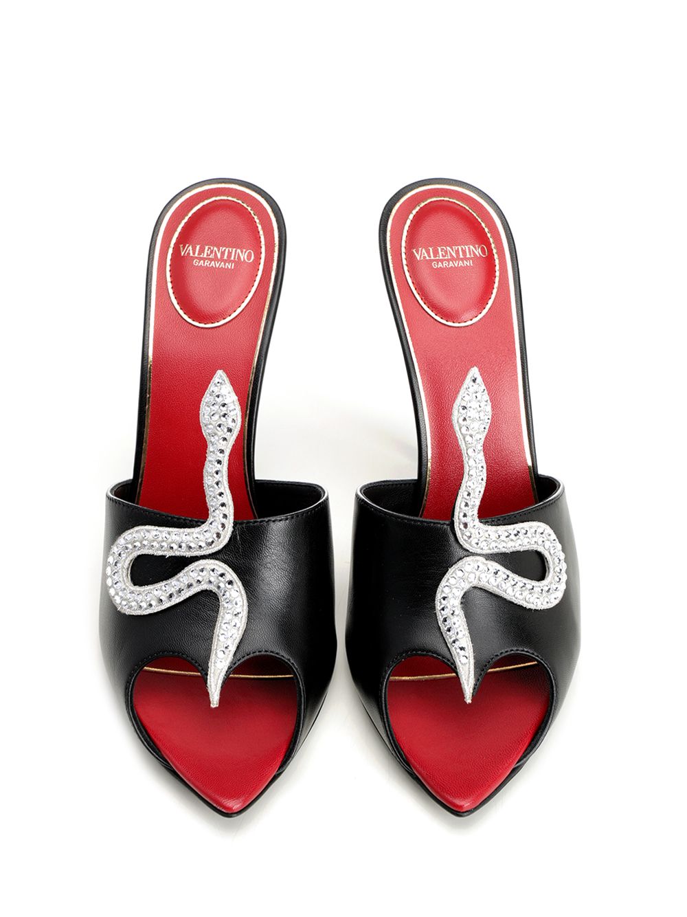 Vg Coeur Vipère Slide T.105 Black 671 Upper Sandal