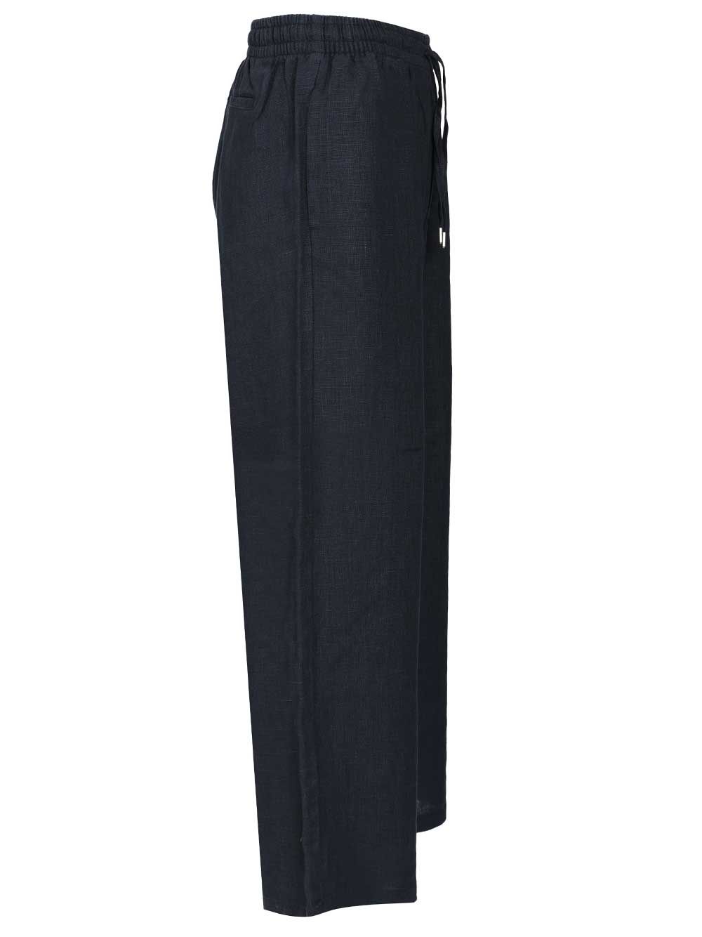 Linen Pants Blue Trousers