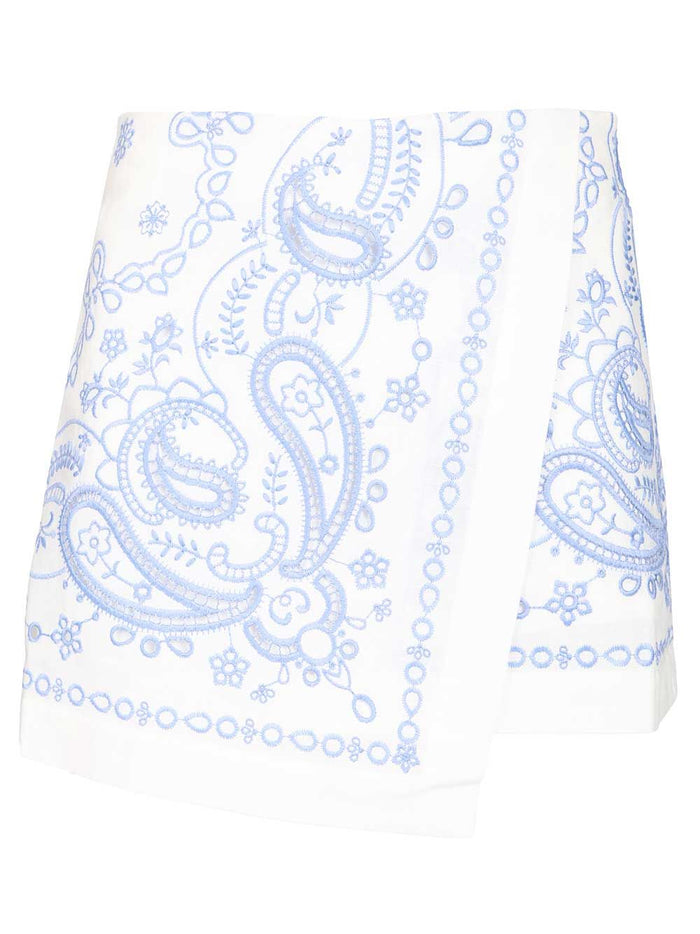 Linen Shorts White Cotton Trousers