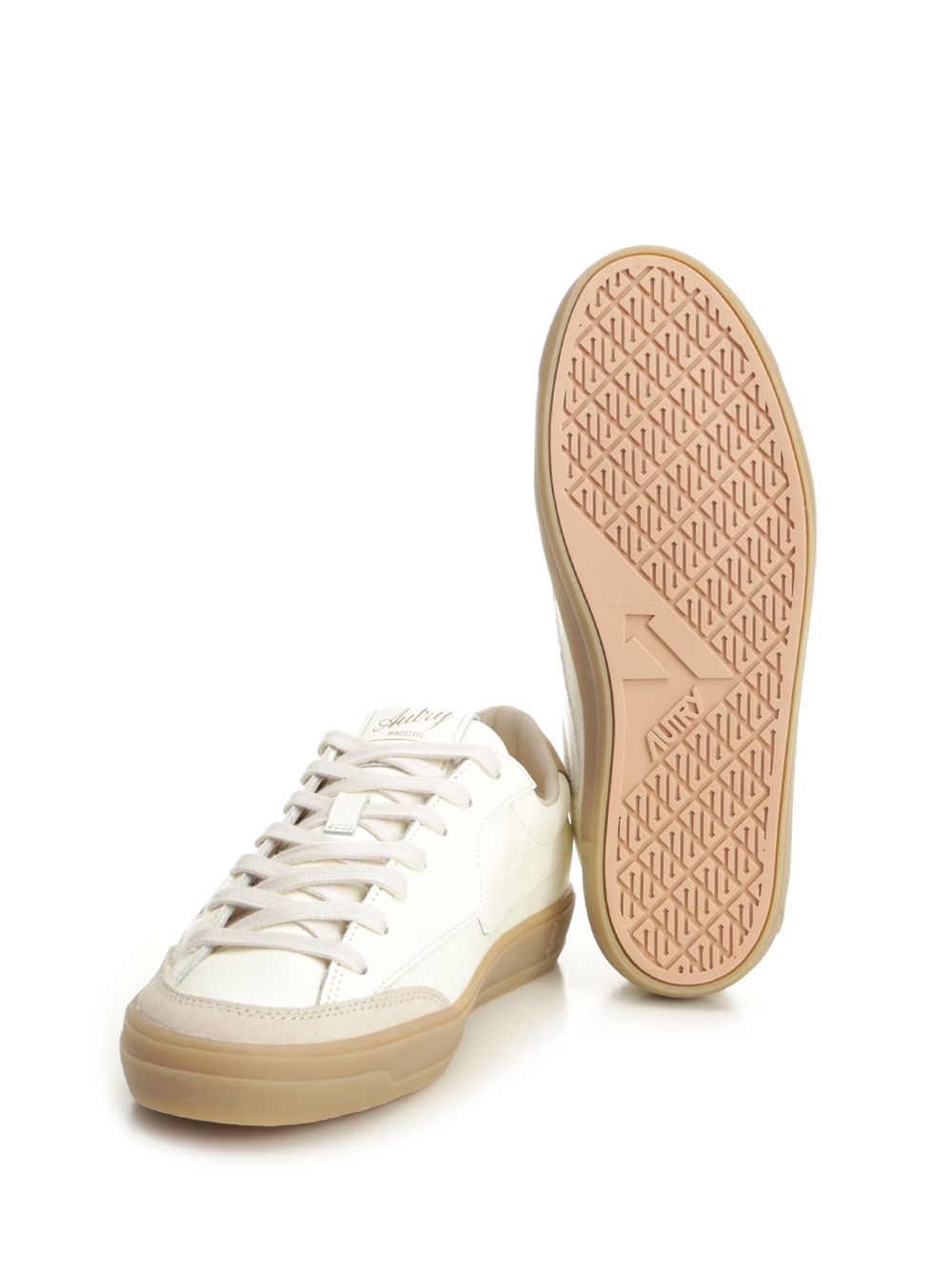 Windscape Low-Top Sneaker White Cow Leather + Nylon