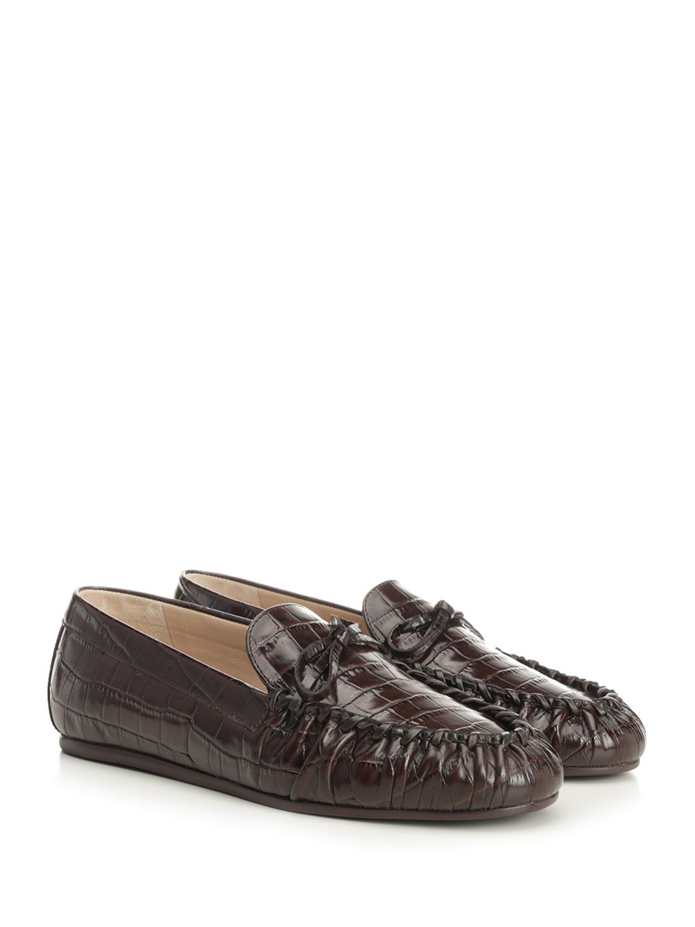 Britt Bow Moccasin Brown Scarpe Basse