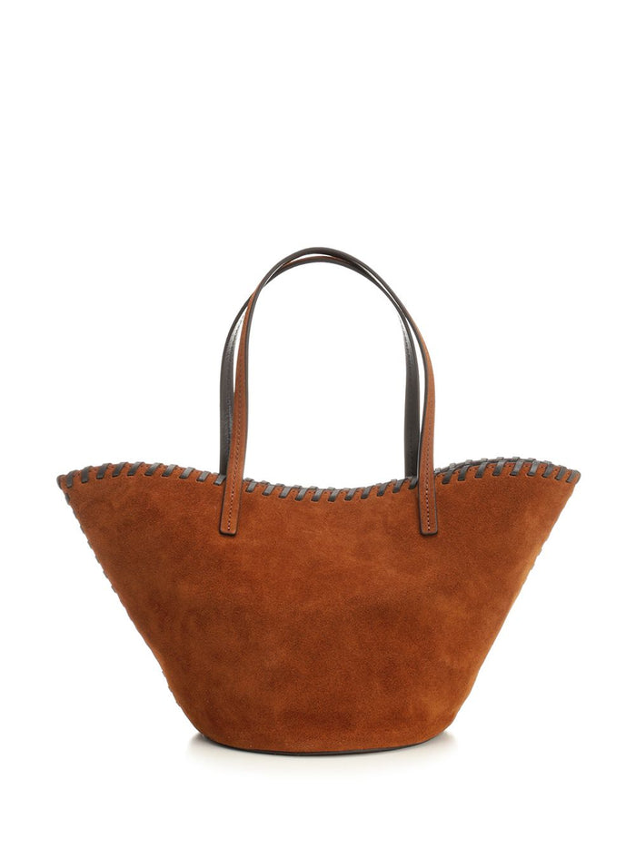 Mini Caro Bucket Bags Brown Cowhide Handbags